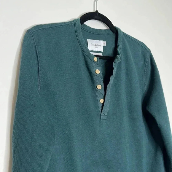 GoodFellow Green Thermal Shirt - Picture 4 of 9